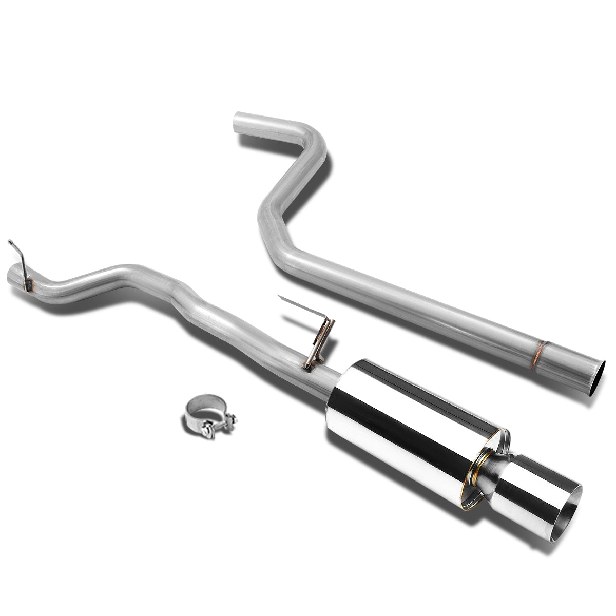 TUBERIA CATBACK CATBACK - 95-03 CHEVY CAVALIER / SUNFIRE 2.2 L - SINGLE ROLLED TIP - STAINLESS STEEL