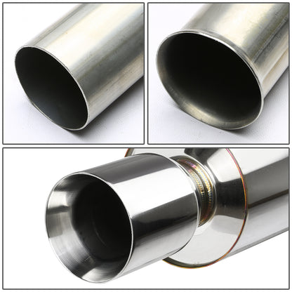 TUBERIA CATBACK CATBACK - 95-03 CHEVY CAVALIER / SUNFIRE 2.2 L - SINGLE ROLLED TIP - STAINLESS STEEL