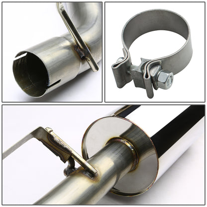 TUBERIA CATBACK CATBACK - 95-03 CHEVY CAVALIER / SUNFIRE 2.2 L - SINGLE ROLLED TIP - STAINLESS STEEL