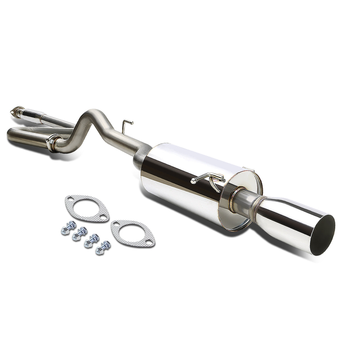 TUBERIA CATBACK CATBACK - 05-10 CHEVY COBALT / 07-10 PONTIAC G5 2.2L - SINGLE TIP - STAINLESS STEEL