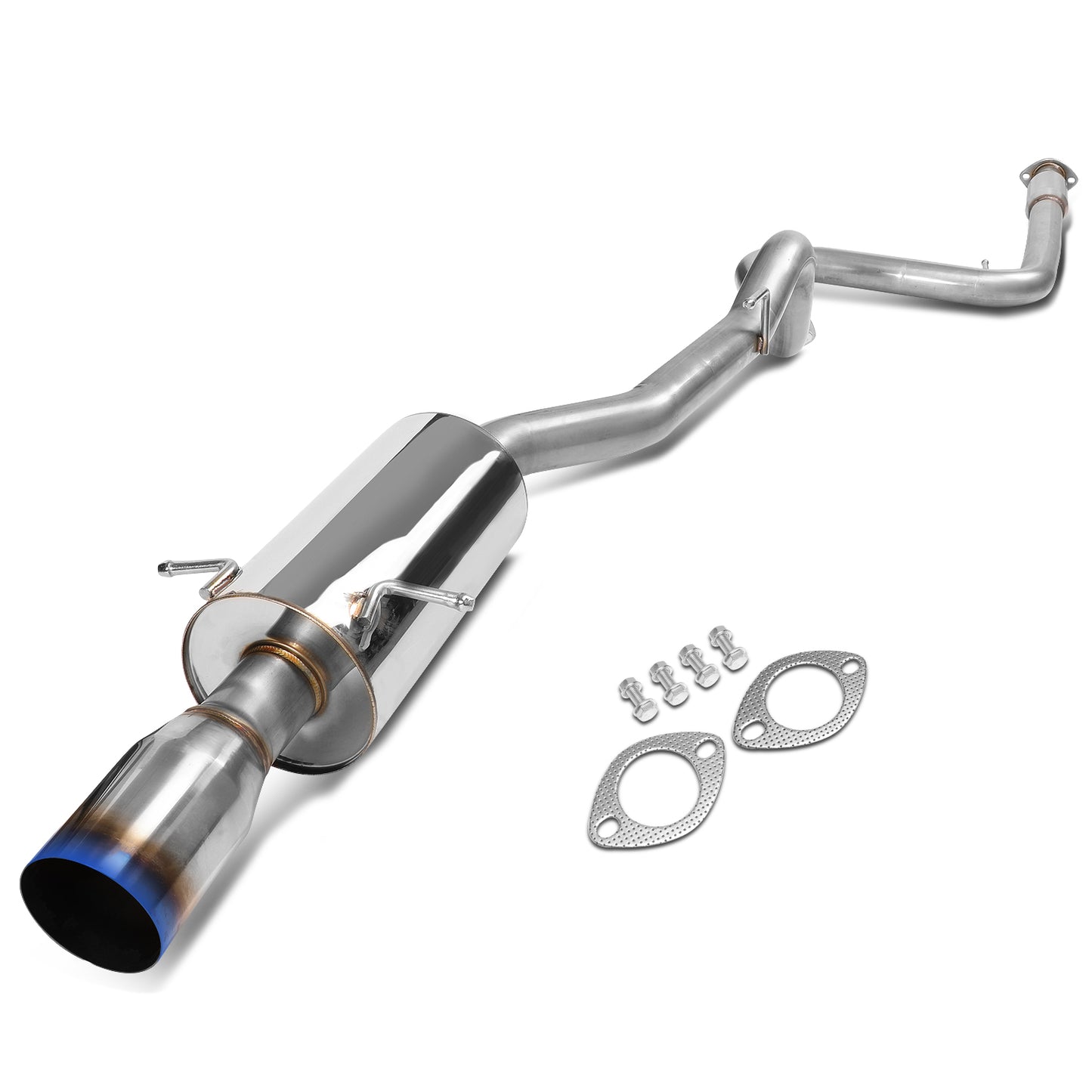 TUBERIA CATBACK CATBACK - 05-10 CHEVY COBALT / 07-10 PONTIAC G5 2.2L - SINGLE BURNT TIP - STAINLESS STEEL