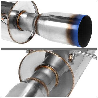 TUBERIA CATBACK CATBACK - 05-10 CHEVY COBALT / 07-10 PONTIAC G5 2.2L - SINGLE BURNT TIP - STAINLESS STEEL