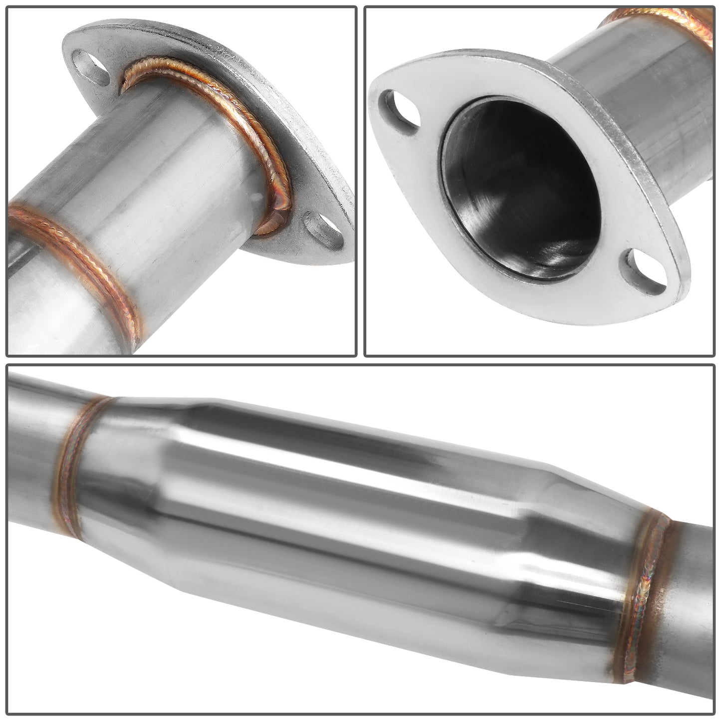 TUBERIA CATBACK CATBACK - 05-10 CHEVY COBALT / 07-10 PONTIAC G5 2.2L - SINGLE BURNT TIP - STAINLESS STEEL