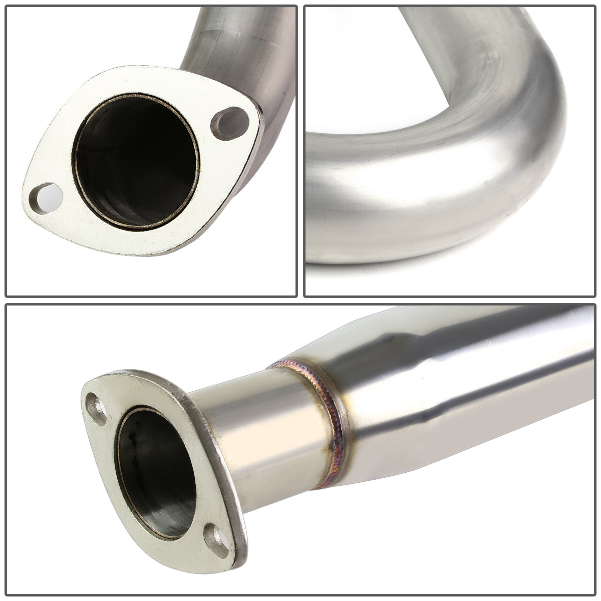 TUBERIA CATBACK CATBACK - 05-10 CHEVY COBALT / 07-10 PONTIAC G5 2.2L - SINGLE ROLLED TIP - STAINLESS STEEL