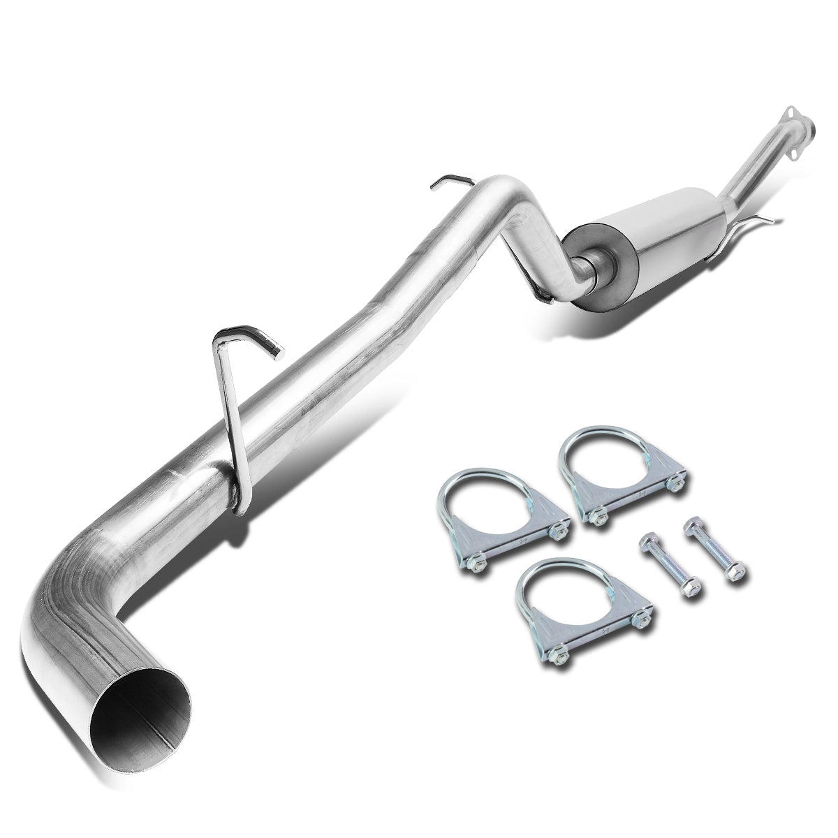 TUBERIA CATBACK CATBACK - STAINLESS STEEL - SINGLE - 04-12 CHEVY COLORADO 4 CYLINDER ONLY