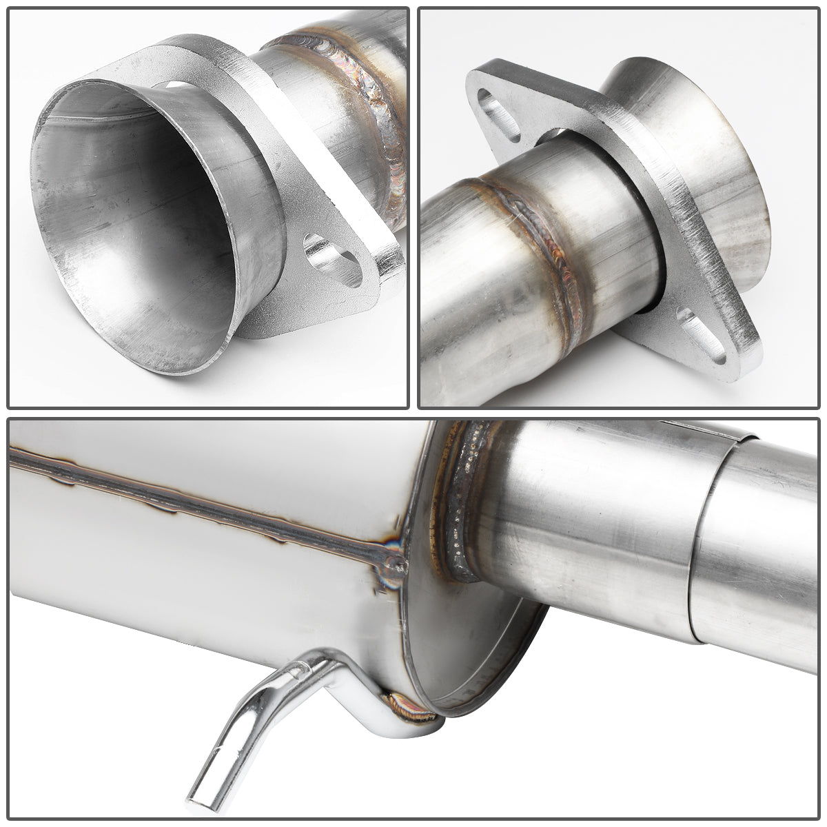 TUBERIA CATBACK CATBACK - STAINLESS STEEL - SINGLE - 04-12 CHEVY COLORADO 4 CYLINDER ONLY