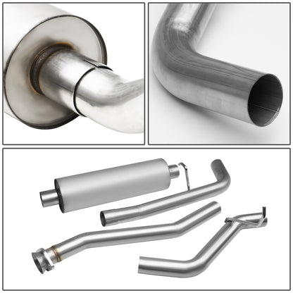 TUBERIA CATBACK CATBACK - STAINLESS STEEL - SINGLE - 04-12 CHEVY COLORADO 4 CYLINDER ONLY