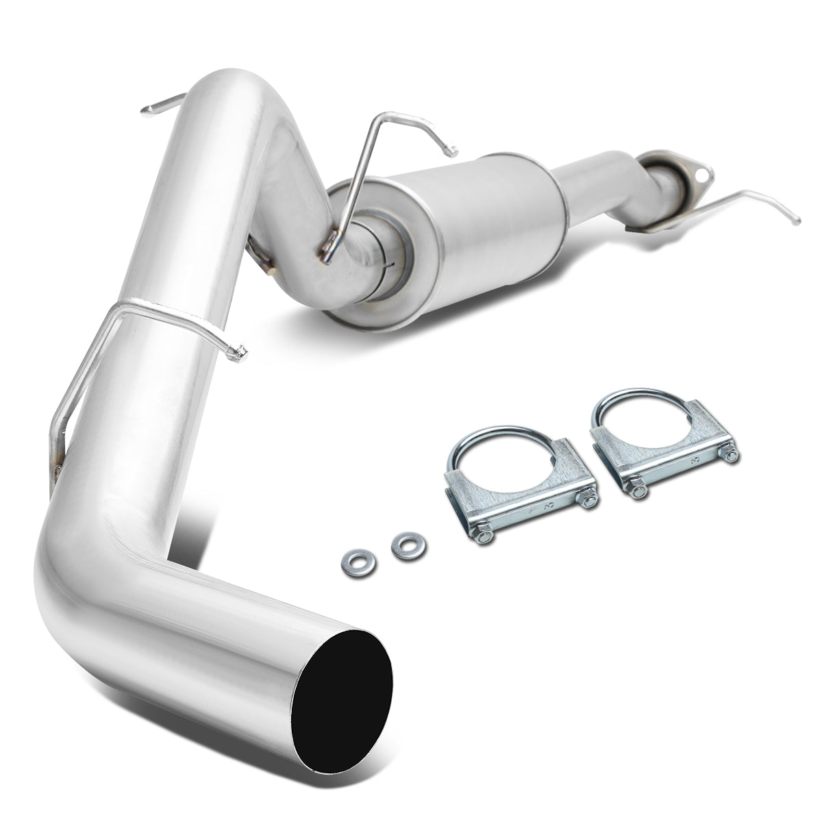 TUBERIA CATBACK CATBACK - 15-16 CHEVY COLORADO , GMC CANYON - SINGLE TIP - STAINLESS STEEL