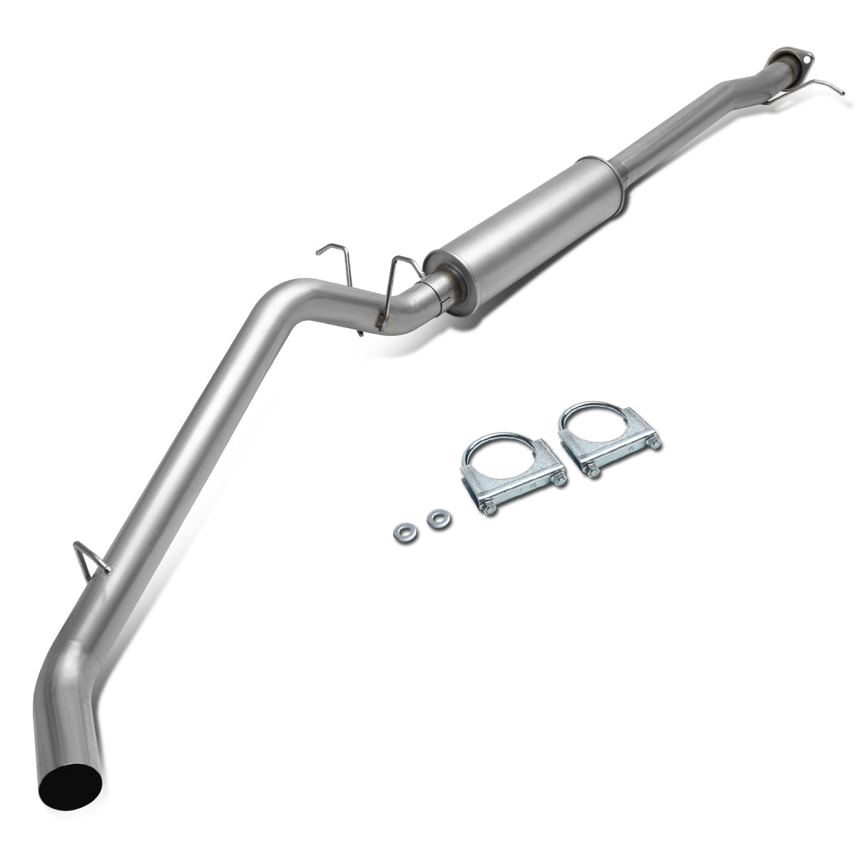 TUBERIA CATBACK CATBACK - 15-16 CHEVY COLORADO , GMC CANYON - SINGLE TIP - STAINLESS STEEL