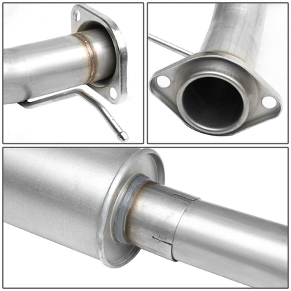 TUBERIA CATBACK CATBACK - 15-16 CHEVY COLORADO , GMC CANYON - SINGLE TIP - STAINLESS STEEL