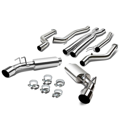 TUBERIA CATBACK CATBACK - 11-15 CHEVY CAMARO 6.2L V8 - DUAL TIP - STAINLESS STEEL