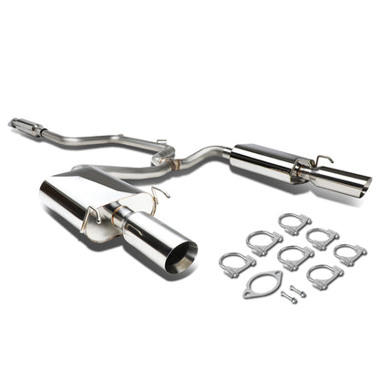 TUBERIA CATBACK CATBACK - 97-99 PONTIAC GRAND PRIX / 2005 PONTIAC GRAND PRIX 5.3L / 2005 CHEVY IMPALA 3.8L / 00-05 CHEVY MONTE CARLO 3.8L - DUAL ROLLED TIP - STAINLESS STEEL