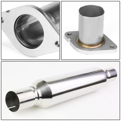 TUBERIA CATBACK CATBACK - 97-99 PONTIAC GRAND PRIX / 2005 PONTIAC GRAND PRIX 5.3L / 2005 CHEVY IMPALA 3.8L / 00-05 CHEVY MONTE CARLO 3.8L - DUAL ROLLED TIP - STAINLESS STEEL