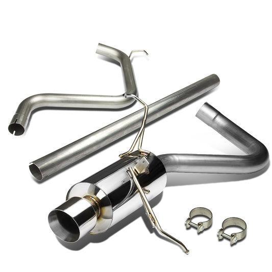 TUBERIA CATBACK CATBACK - 01-06 CHRYSLER PT CRUISER 2.4L - SINGLE ROLLED TIP - STAINLESS STEEL