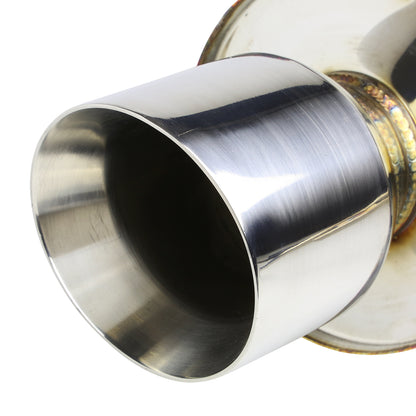 TUBERIA CATBACK CATBACK - 01-06 CHRYSLER PT CRUISER 2.4L - SINGLE ROLLED TIP - STAINLESS STEEL