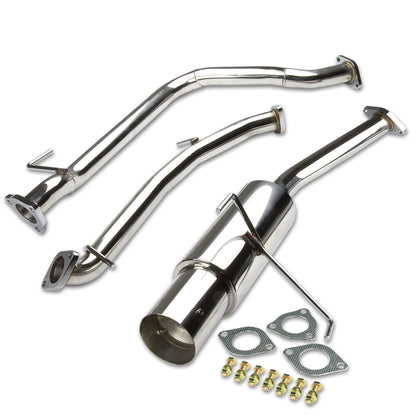 TUBERIA CATBACK CATBACK - 11-14 HONDA CR-Z 1.5L - SINGLE TIP - STAINLESS STEEL