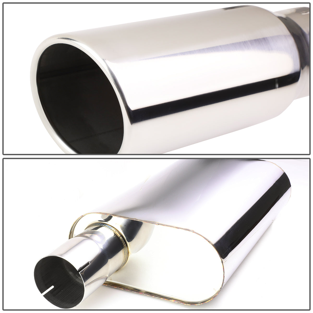 TUBERIA CATBACK CATBACK - 07-13 CHEVY SILVERADO 1500 CREW, EXTENDED CAB / 07-13 GMC SIERRA 1500 CREW / EXTENDED CAB - SHORT BED - SINGLE - STAINLESS STEEL