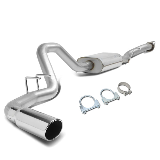 TUBERIA CATBACK CATBACK - 99-07 CHEVY SILVERADO / GMC SIERRA STANDARD CAB SHORT BED 4.3L / 4.8L / 5.3L / 6.0L - MUFFLER TIP - STAINLESS STEEL