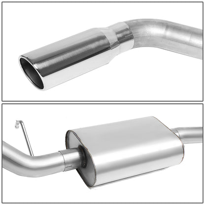 TUBERIA CATBACK CATBACK - 99-07 CHEVY SILVERADO / GMC SIERRA STANDARD CAB SHORT BED 4.3L / 4.8L / 5.3L / 6.0L - MUFFLER TIP - STAINLESS STEEL