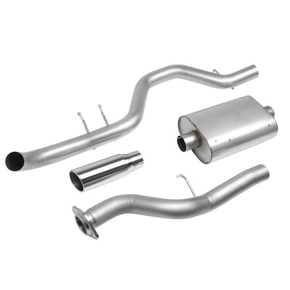 TUBERIA CATBACK CATBACK - 99-07 CHEVY SILVERADO / GMC SIERRA STANDARD CAB SHORT BED 4.3L / 4.8L / 5.3L / 6.0L - MUFFLER TIP - STAINLESS STEEL