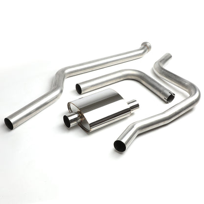 TUBERIA CATBACK CATBACK - 99-06 CHEVY SILVERADO, GMC SIERRA 1500 - EXTENDED CREW CAB - SHORT BED- SINGLE TIP - STAINLESS STEEL