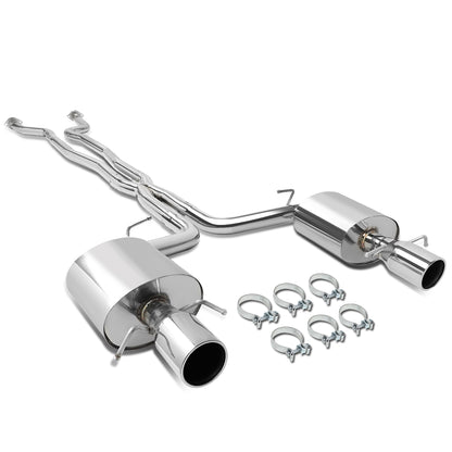 TUBERIA CATBACK CATBACK - STAINLESS STEEL - DUAL ROLLED TIP - 09-11 CADILLAC CTS-V RWD A/T M/T 6.2L