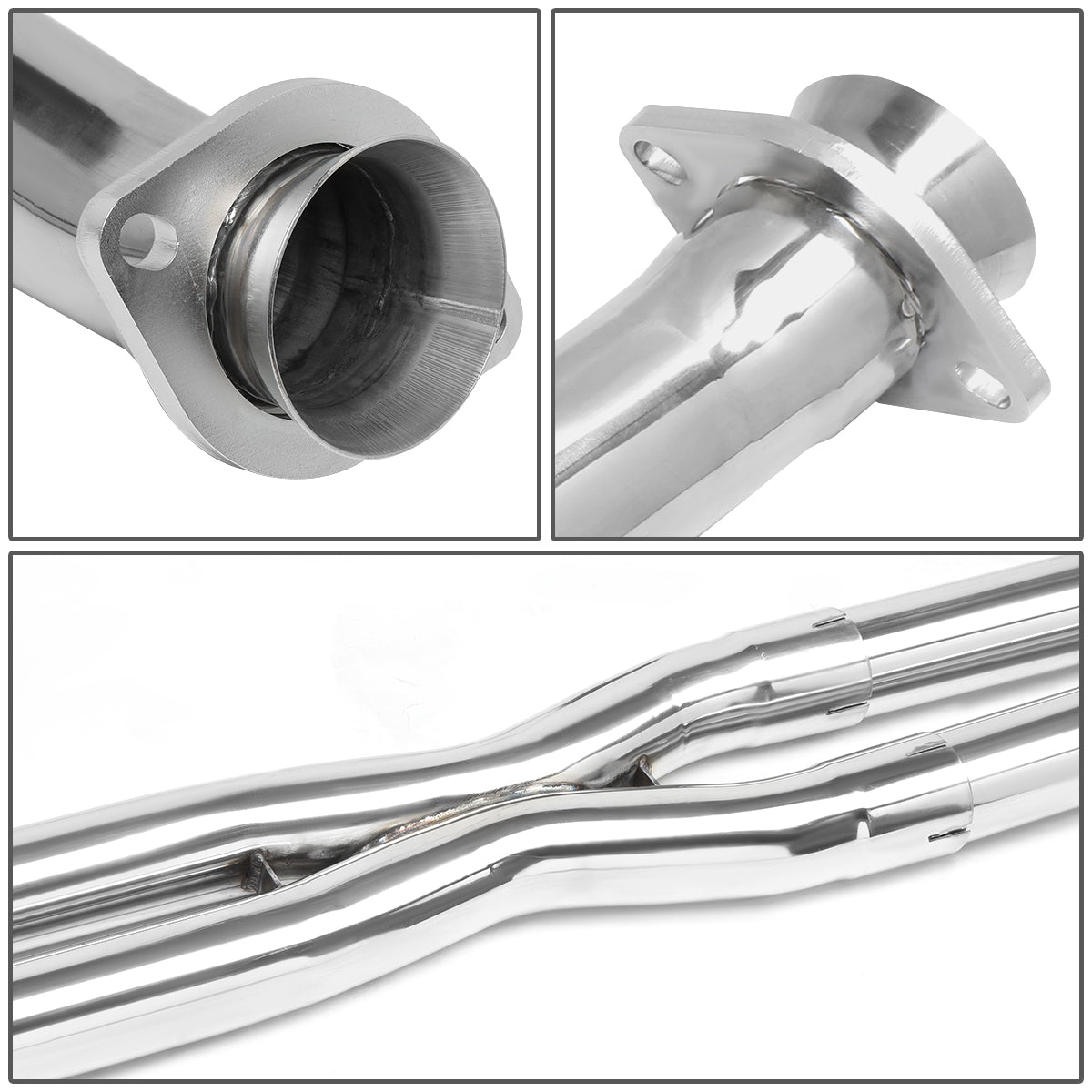 TUBERIA CATBACK CATBACK - STAINLESS STEEL - DUAL ROLLED TIP - 09-11 CADILLAC CTS-V RWD A/T M/T 6.2L