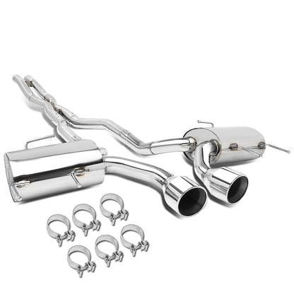 TUBERIA CATBACK CATBACK - 09-11 CADILLAC CTS-V RWD A/T M/T 6.2L - DUAL ROLLED TIP - STAINLESS STEEL
