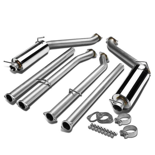 TUBERIA CATBACK CATBACK - 11-14 DODGE CHARGER 3.6L V6 - DUAL TIP - STAINLESS STEEL