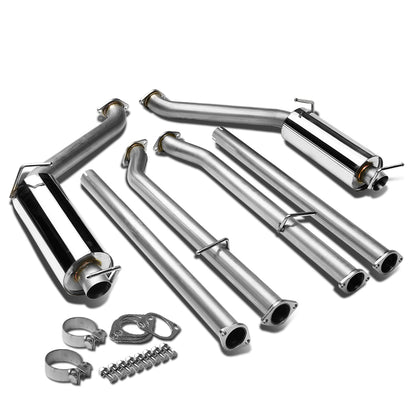 TUBERIA CATBACK CATBACK - 11-14 DODGE CHARGER 3.6L V6 - DUAL TIP - STAINLESS STEEL