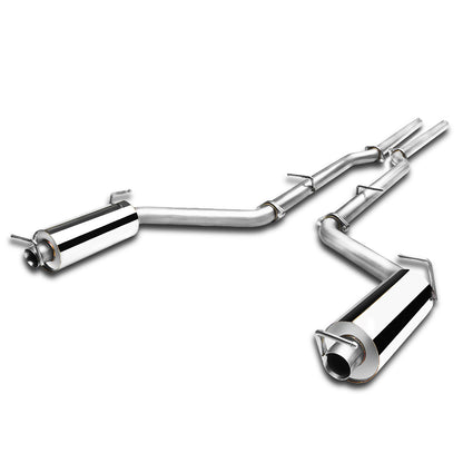 TUBERIA CATBACK CATBACK - 11-14 DODGE CHARGER 3.6L V6 - DUAL TIP - STAINLESS STEEL