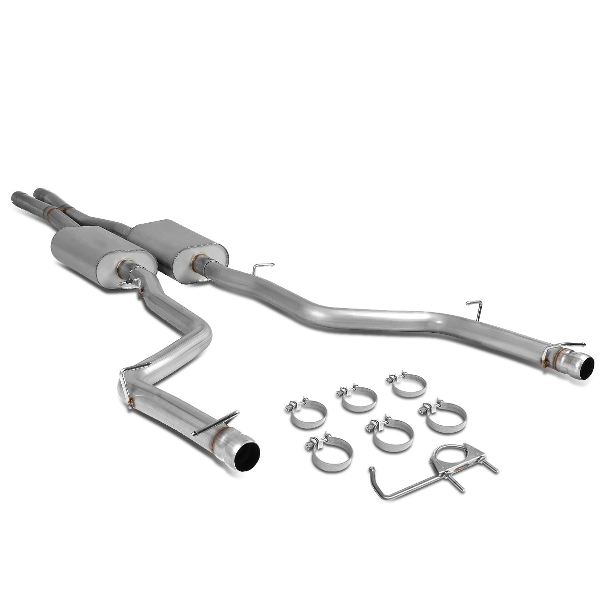 TUBERIA CATBACK CATBACK - 15-18 DODGE CHALLENGER 5.7 V8 - STAINLESS STEEL