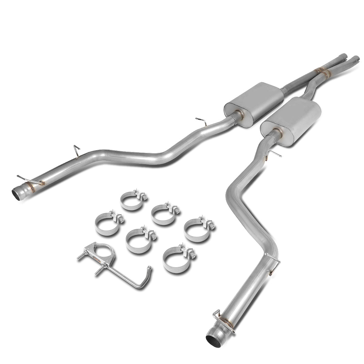 TUBERIA CATBACK CATBACK - 15-18 DODGE CHALLENGER 5.7 V8 - STAINLESS STEEL