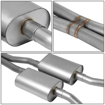 TUBERIA CATBACK CATBACK - 15-18 DODGE CHALLENGER 5.7 V8 - STAINLESS STEEL