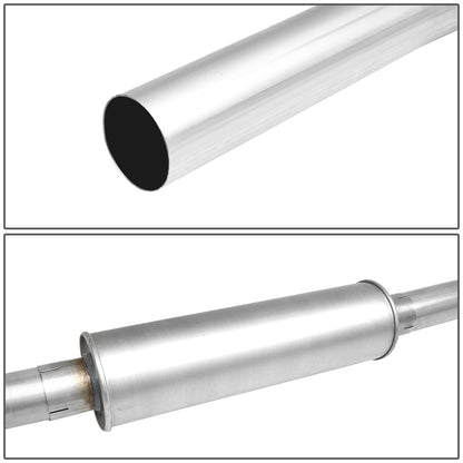 TUBERIA CATBACK CATBACK - 05-07 DODGE DAKOTA - 3.4L / 4.7L - SINGLE TIP - STAINLESS STEEL