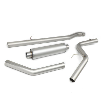 TUBERIA CATBACK CATBACK - 05-07 DODGE DAKOTA - 3.4L / 4.7L - SINGLE TIP - STAINLESS STEEL