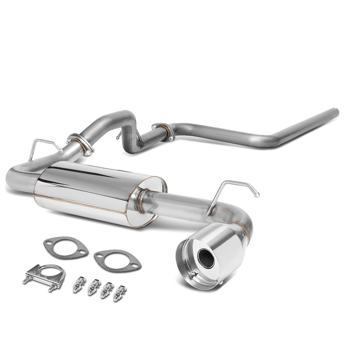 TUBERIA CATBACK CATBACK - 00-05 DODGE NEON - SINGLE TIP - STAINLESS STEEL