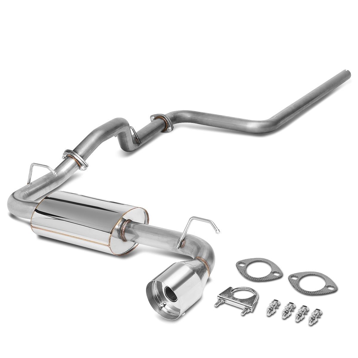 TUBERIA CATBACK CATBACK - 00-05 DODGE NEON - SINGLE TIP - STAINLESS STEEL
