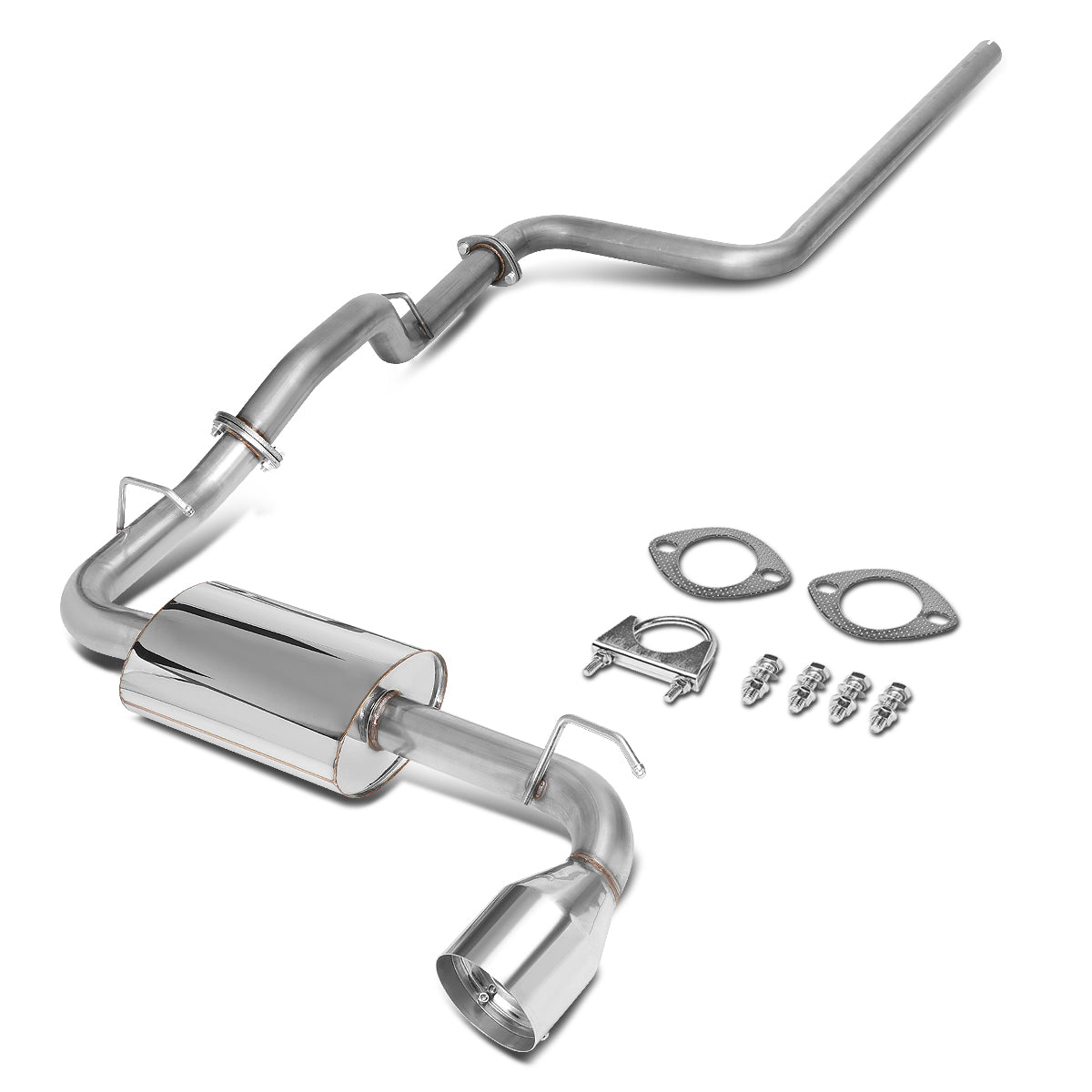TUBERIA CATBACK CATBACK - 00-05 DODGE NEON - SINGLE TIP - STAINLESS STEEL
