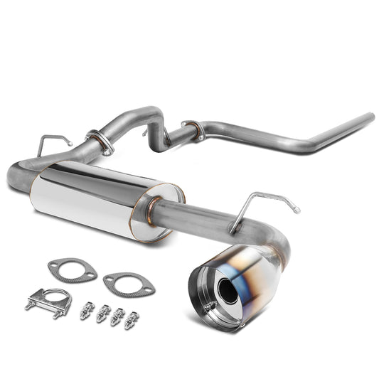 TUBERIA CATBACK CATBACK - 00-05 DODGE NEON - SINGLE BURNT TIP - STAINLESS STEEL