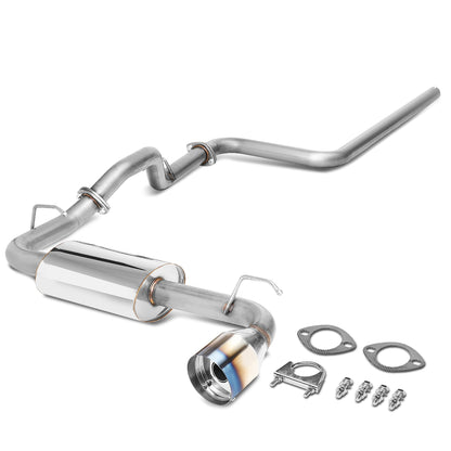 TUBERIA CATBACK CATBACK - 00-05 DODGE NEON - SINGLE BURNT TIP - STAINLESS STEEL