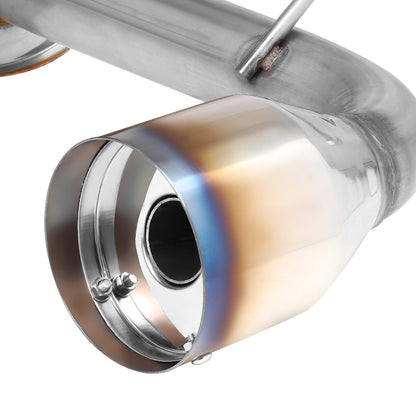 TUBERIA CATBACK CATBACK - 00-05 DODGE NEON - SINGLE BURNT TIP - STAINLESS STEEL