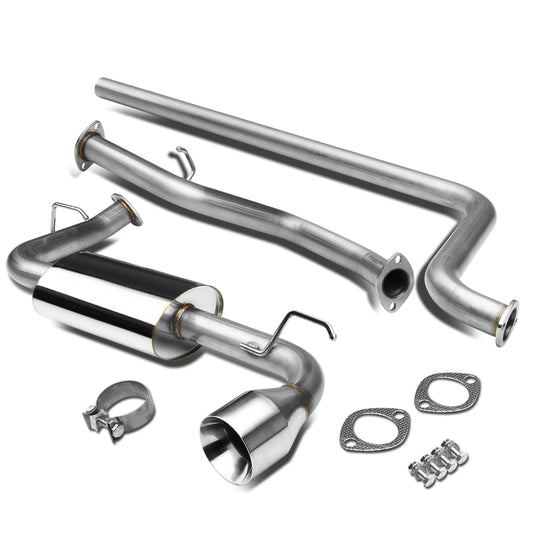 TUBERIA CATBACK CATBACK - 00-05 DODGE NEON - SINGLE ROLLED TIP - STAINLESS STEEL