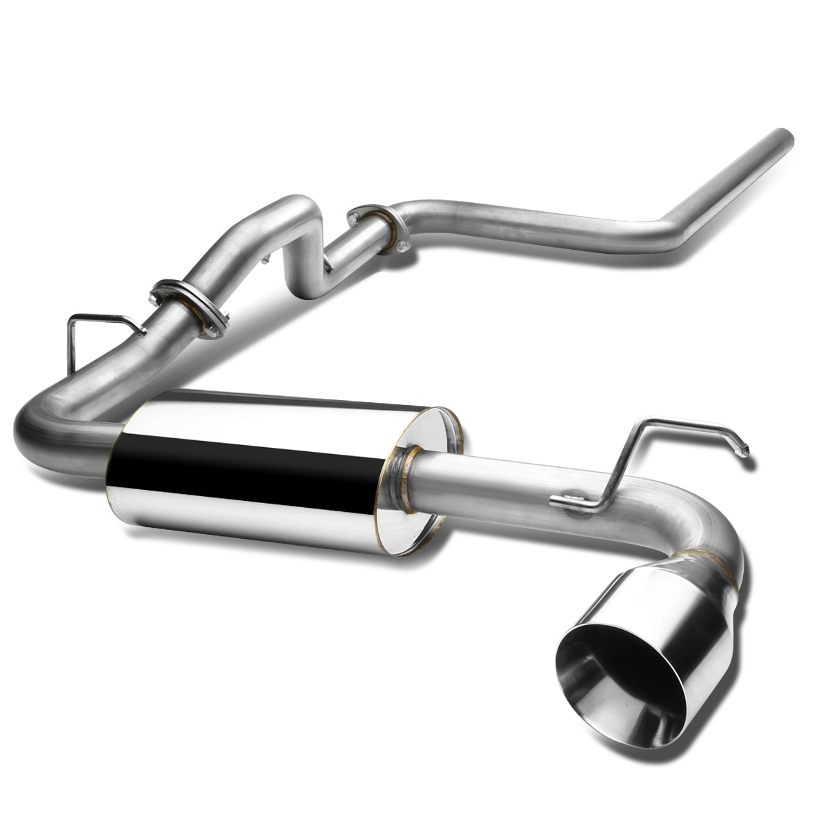 TUBERIA CATBACK CATBACK - 00-05 DODGE NEON - SINGLE ROLLED TIP - STAINLESS STEEL
