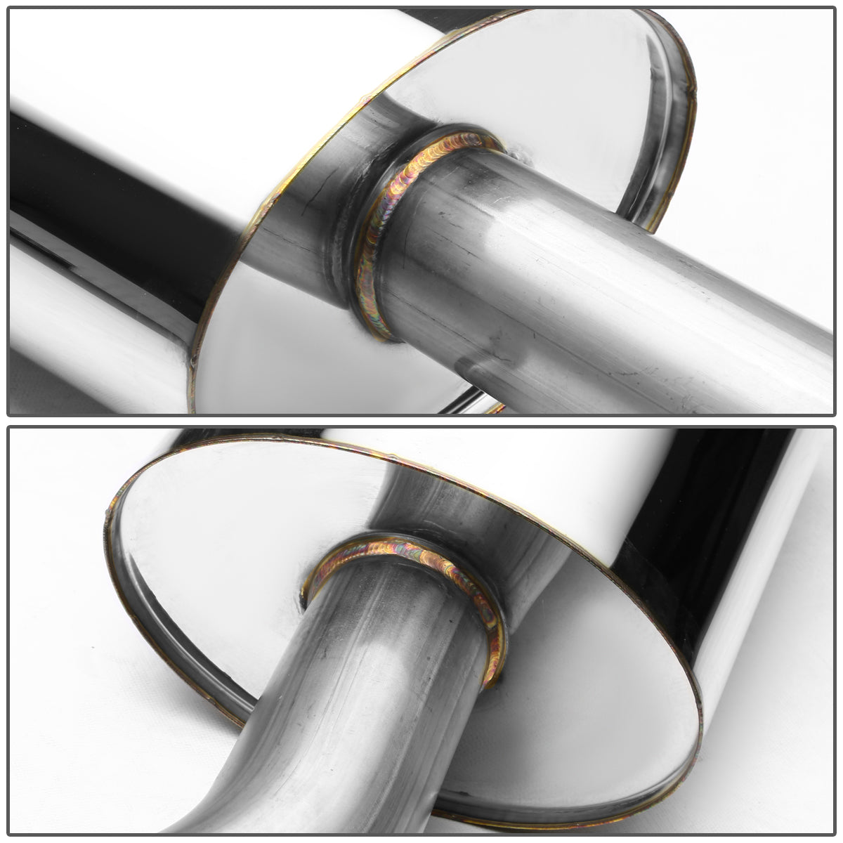 TUBERIA CATBACK CATBACK - 00-05 DODGE NEON - SINGLE ROLLED TIP - STAINLESS STEEL