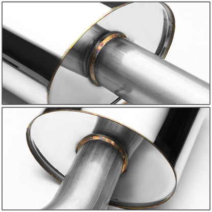 TUBERIA CATBACK CATBACK - 00-05 DODGE NEON - SINGLE ROLLED TIP - STAINLESS STEEL