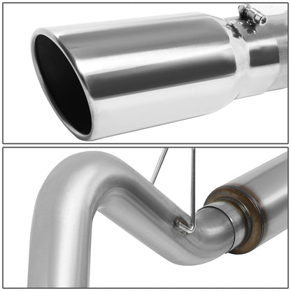TUBERIA CATBACK CATBACK - 94-02 DODGE RAM 2500, 3500 5.9L - TURBO DIESEL - SINGLE TIP - STAINLESS STEEL