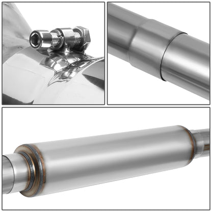 TUBERIA CATBACK CATBACK - 94-02 DODGE RAM 2500, 3500 5.9L - TURBO DIESEL - SINGLE TIP - STAINLESS STEEL