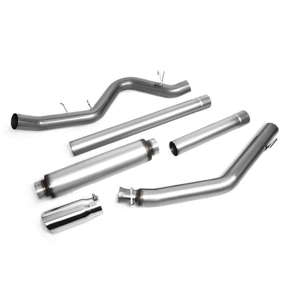TUBERIA CATBACK CATBACK - 94-02 DODGE RAM 2500, 3500 5.9L - TURBO DIESEL - SINGLE TIP - STAINLESS STEEL