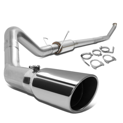TUBERIA CATBACK CATBACK - 03-04 DODGE RAM 2500, 3500 5.9L - TURBO DIESEL - SINGLE TIP - STAINLESS STEEL
